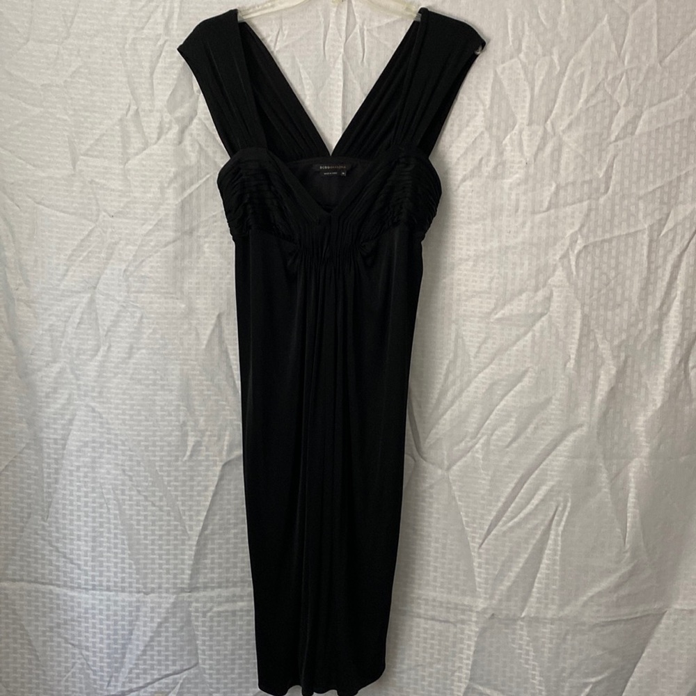 Little black dress below the knee size M with wide straps